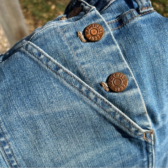 Madewell Skinny Crop Denim Overalls in Hewitt Wash in size small/s - Picture 5 of 5